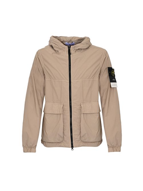 Parka 41000112 in nylon smerigliato Desert